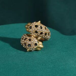 Panthere Antique Brass Fine Craftsmanship Ring